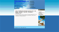 Desktop Screenshot of hollywoodfl.com